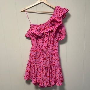 Buddy Love Ruffle One Shoulder Dress Size Small